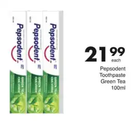 Save Hyper Pepsodent Toothpaste Green Tea offer