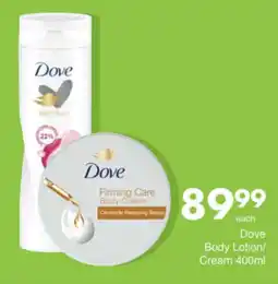 Save Hyper Dove Body Lotion/ Cream offer