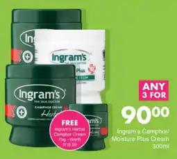 Save Hyper Ingram's Camphor/ Moisture Plus Cream offer
