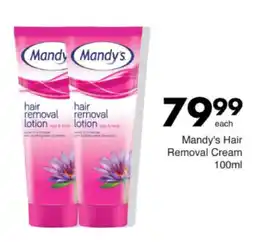 Save Hyper Mandy's Hair Removal Cream offer