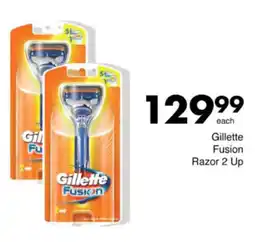 Save Hyper Gillette Fusion Razor 2 Up offer