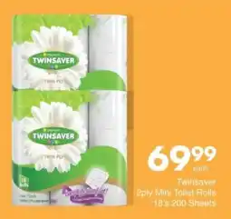 Save Hyper Twinsaver 2ply Mini Toilet Rolls offer
