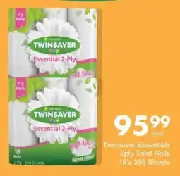 Save Hyper Twinsaver Essentials 2ply Toilet Rolls offer