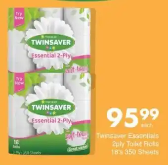 Save Hyper Twinsaver Essentials 2ply Toilet Rolls offer