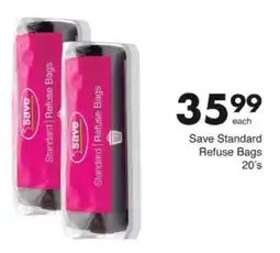 Save Hyper Save Standard Refuse Bags offer