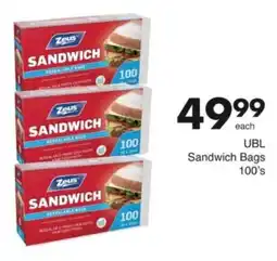 Save Hyper UBL Sandwich Bags offer