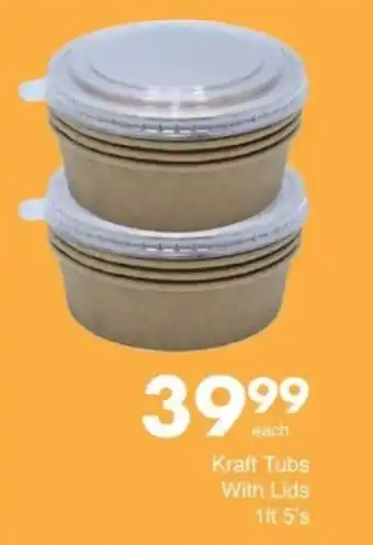 Save Hyper Kraft Tubs With Lids offer