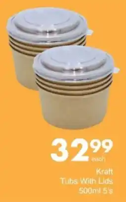 Save Hyper Kraft Tubs With Lids offer