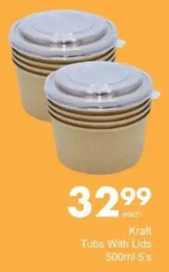 Save Hyper Kraft Tubs With Lids offer