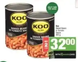 KwikSpar Koo Baked Beans in Tomato Sauce offer