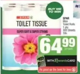 KwikSpar SPAR Mini Toilet Rolls 1 ply offer