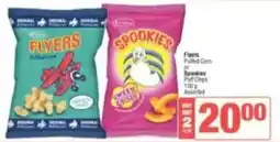 KwikSpar Flyers Puffed Corn or Spookies Puff Chips Assorted offer