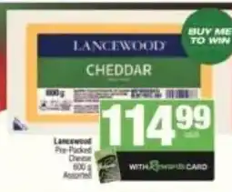 KwikSpar Lancewood Pre-Packed Cheese Assorted offer