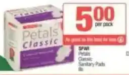 KwikSpar SPAR Petals Classic Sanitary Pads offer