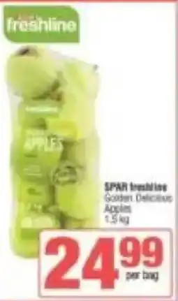 KwikSpar SPAR freshline Golden Delicious Apples offer