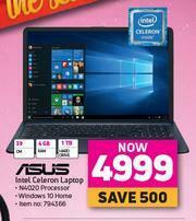 Game Asus Intel Celeron Laptop offer