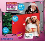 Game Samsung 43" UHD Smart 4K UA43AU7000 offer