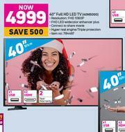 Game Samsung 40" Full HD LED TV 40N5000 offer