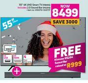 Game Hisense 55" 4K UHD Smart TV 55A6G offer