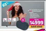 Game LG 65" UHD Smart TV UP7500 With LG Xboom Speaker offer