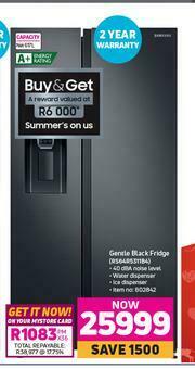 Game Samsung Gentle Black Fridge RS64R5311B4 offer