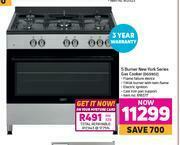 Game Defy 5 Burner New York Series Gas Cooker (DGS902) offer