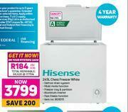 Game Hisense 245L Chest Freezer White offer