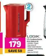 Game Logik 1.7L Cordless Kettle RSH-080442-R offer