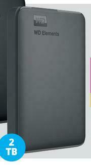 Game WD 2TB Elements Black Hard Drive (WDBU6Y0020BB) offer