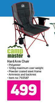 Game Camp Master Hard Arm Chair offer