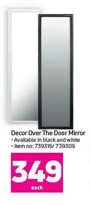 Game Decor Over The Door Mirror-Each offer