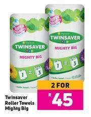 Game Twinsaver Roller Towels Mighty Big-For 2 offer