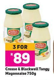 Crosse & Blackwell Tangy Mayonnaise-For 3 x 750g