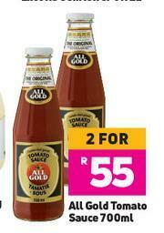 Game All Gold Tomato Sauce-For 2 x 700ml offer