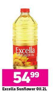 Game Excella Sunflower Oil-2Ltr offer