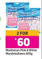 Game Manhattan Pink & White Marsmallows-For 2 x 400g offer