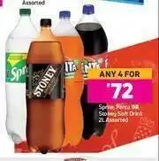 Game Sprite, Fanta Or Stoney Soft Drink Assorted-For Any 4 x 2Ltr offer