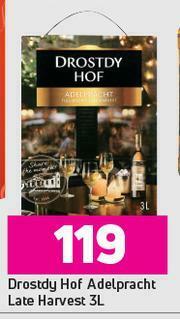 Game Drostdy Hof Adelpracht Late Harvest-3Ltr offer