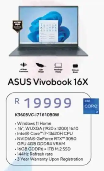 Computer Mania ASUS Vivobook 16X offer