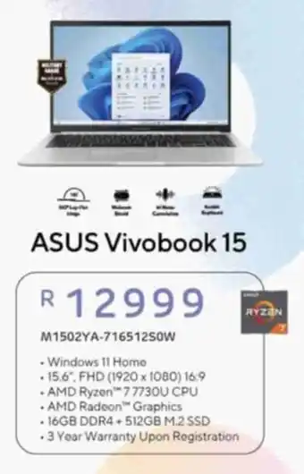 Computer Mania ASUS Vivobook 15 offer