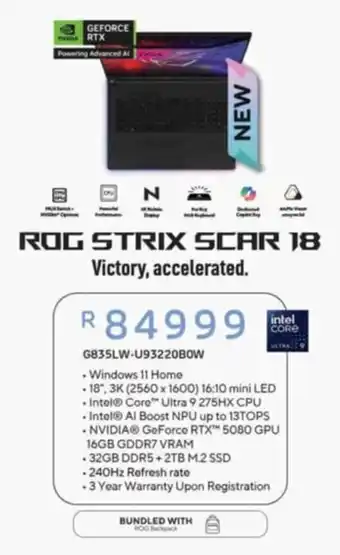 Computer Mania ROG Strix Scar 18 offer