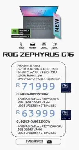 Computer Mania ROG Zephyrus G16 offer