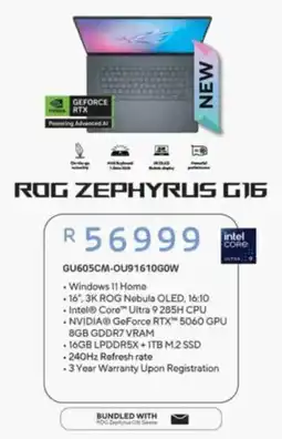 Computer Mania ROG Zephyrus G16 offer