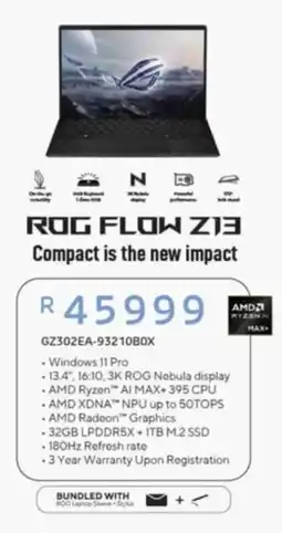 Computer Mania ROG Flow Z13 offer