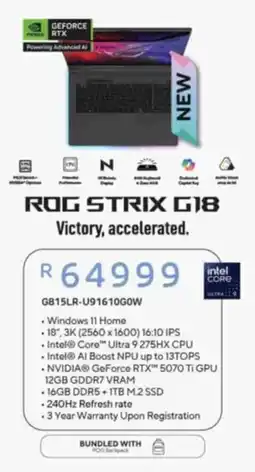 Computer Mania ROG Strix G18 offer