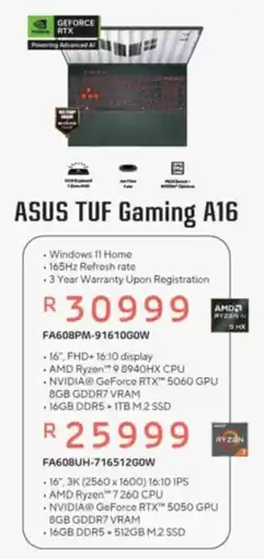 Computer Mania ASUS TUF Gaming A16 offer