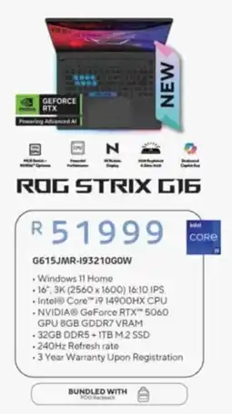 Computer Mania ROG Strix G16 offer