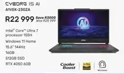 Computer Mania MSI Cyborg 15 AI offer