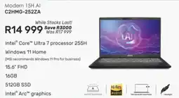 Computer Mania MSI Modern 15H AI offer
