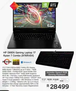 Computer Mania HP OMEN Gaming Laptop 17 Ryzen 7 Combo offer